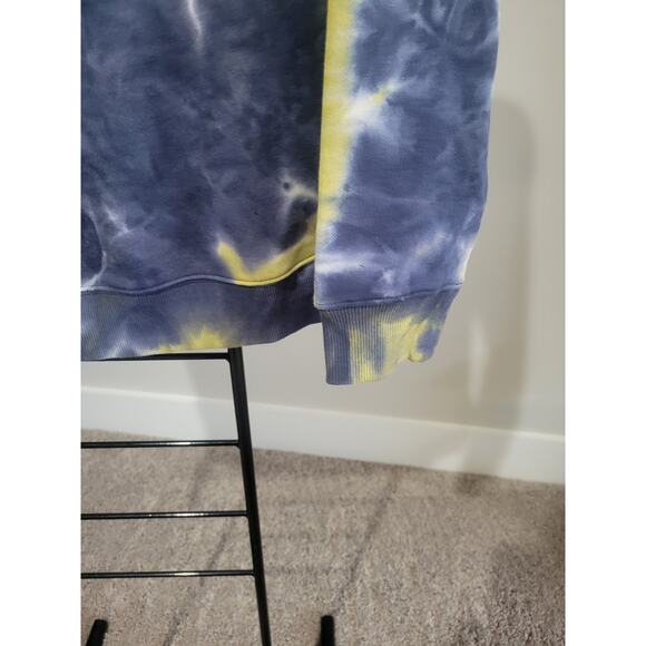 RM Rebecca Minkoff Terry Crew Pullover Top Size M Mustard Tie Dye A474354 NWT - Picture 6 of 9
